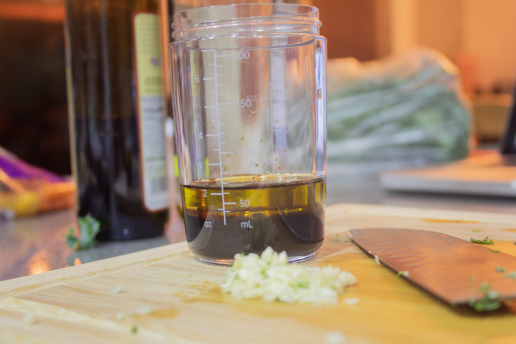 easy vinaigrette dressing for healthy holiday kale salad recipe